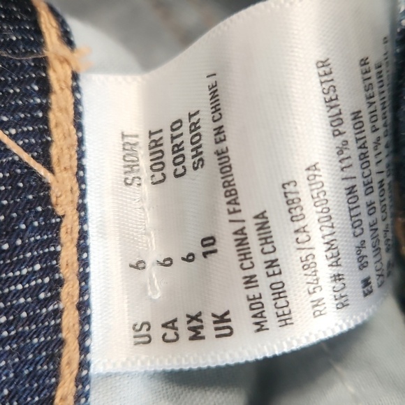 American Eagle Outfitters Tomgirl Dark Wash Jean's - Picture 6 of 8